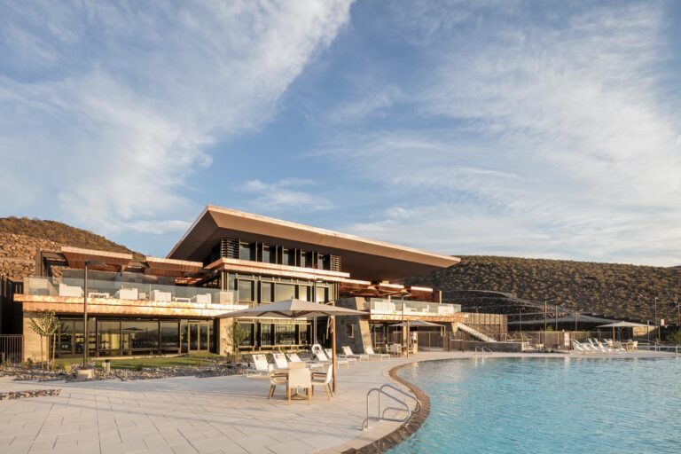 Ascaya Club House Members Pool Area in Las Vegas, Nevada