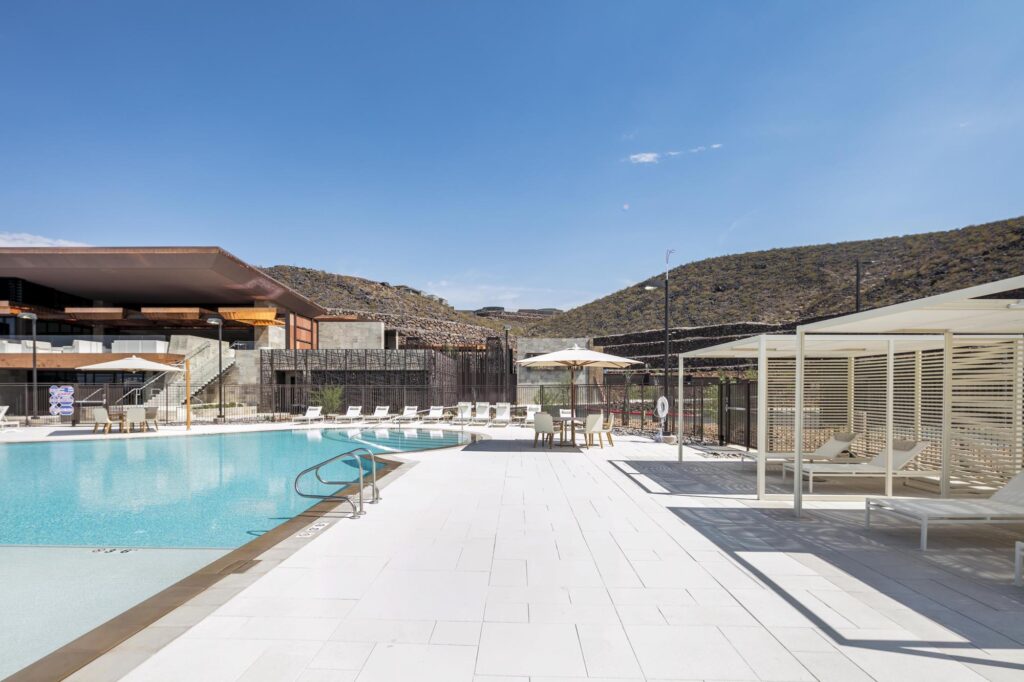 Ascaya Club House Members Pool Area in Las Vegas, Nevada