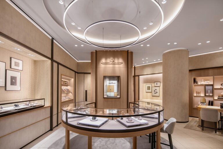 Jaeger-LeCoultre retail store watch section in Stockholm, Sweden