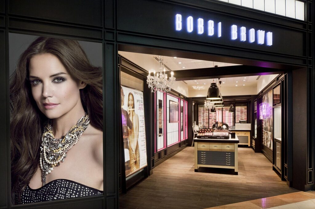 Bobbi Brown Retail Store Facade in a Shopping Centre in Berlin, Germany